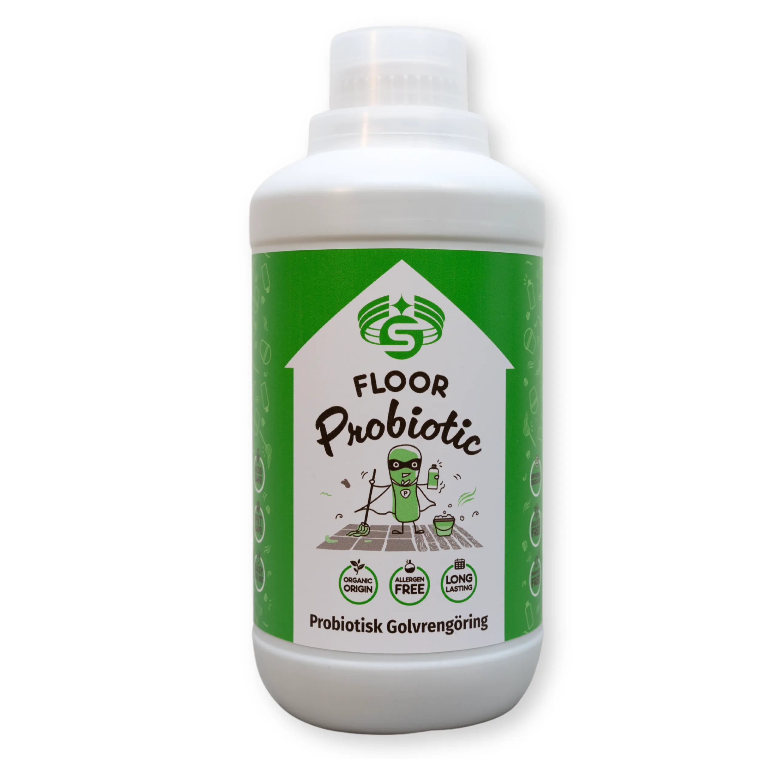 FLOOR Probiotic 1L 1 FLOOR Probiotic Cleaner flaska - probiotisk golvrengöring för trä och klinker