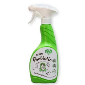 ROOM Probiotic Spray flaska 500ml - effektiv probiotisk luktborttagare för hem, möbler och husdjur