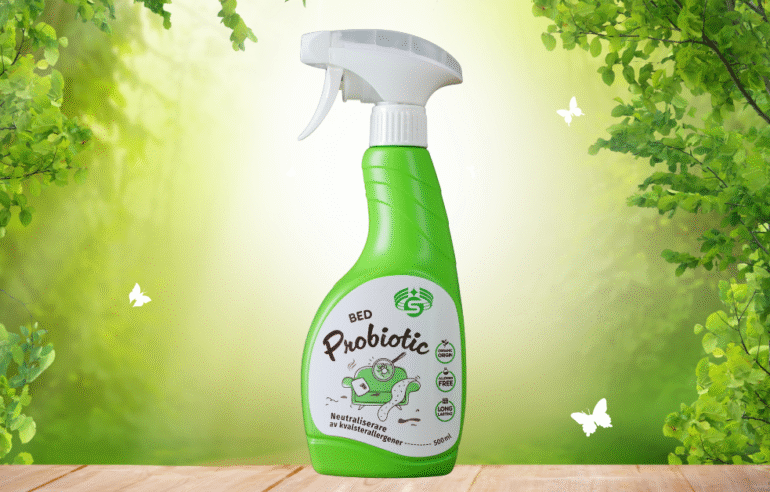 Probiotisk spray mot dammkvalster – BED Probiotic Spray
