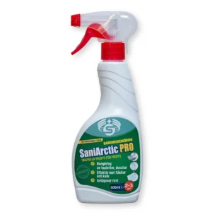 SaniArctic Pro badrumsrengöring – kraftfull kalk- och rostavlägsning i badrum