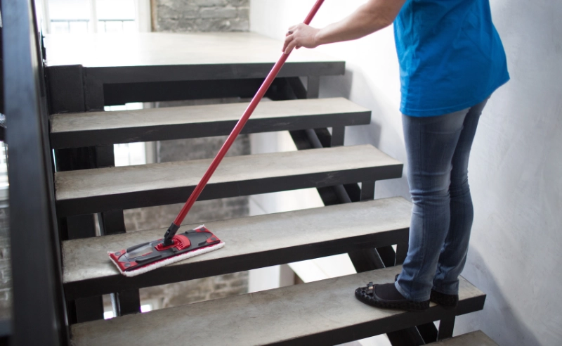 Professionell trappstädning Kiruna för BRF